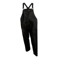 Neese 251BTF Iron Shield Bib Trouser with Fly - Black Polyurethane