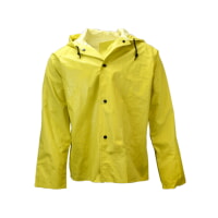 Neese 45001-00-1-YEL Heavy Duty Yellow Waterproof Jacket with Hood, High Abrasion Resistance