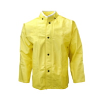 Neese 56001-01-1-YEL Quilted Yellow Rain Jacket Minimum of 30" Long with Snaps for Hood