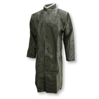 Neese 56001-31-1-GRN Dura Quilt 56 Series Quilted Rain Coat with Snaps 48" long, Green