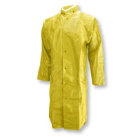 Neese 56001-31-1-YEL Dura Quilt 56 Series Quilted Rain Coat with Snaps 48" long, Yellow