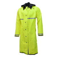Neese UN011-33-1-LBK Reversible Hi-Vis Lime/Black Rain Coat with 3M Reflective Taping