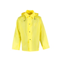 Neese UN475-03-1-YEL 475 Duty Series Jacket with Badge Patch and Attached Hood, Yellow
