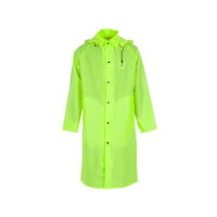 Neese UN475-33-1-LIM 475 Duty Series Rain-Coat 48" Long with Vented Back and Badge Tab, Lime