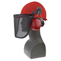 Radians 300-RRVM Hard Hat Ratchet Loggers Combo Red
