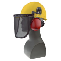 Radians 300-YRVM Hard Hat Ratchet Loggers Combo Yellow