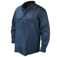 Radians FRS-001N FR Shirt VolCore Long Sleeve Button Down Navy