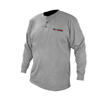 Radians FRS-002G FR Shirt VolCore Cotton Long Sleeve Henley Gray