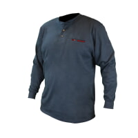 Radians FRS-002N VolCore Cotton Henley FR Shirt Navy Long Sleeve