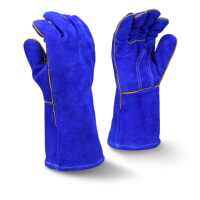 Radians RWG5210XL Blue Split Leather Welding Safety Gloves XL  [12 pack]