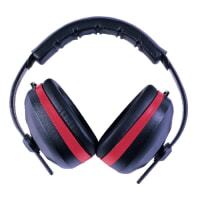 Radians SL0130CS Silencer® Earmuff in Clamshell 26 NRR, Black and Red [1 PAIR]