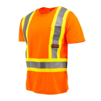Radians ST11X-2POS Class 2 Hi-Vis Safety T-Shirt X-Back Orange