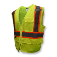 RADIANS SV272-2ZGM Class 2 Multi-Purpose Surveyor Worker Hi Vis Green Vest