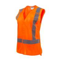 Radians SV4WOM Class 2 Women's Breakaway Worker Mesh Hi Vis Orange Vest