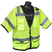 Radians SV59-3ZGD Class 3 Heavy Duty Surveyor Hi Vis Green Vest