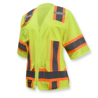 Radians SV63WG Class 3 Women's Two Tone Surveyor Worker Hi Vis Green Vest