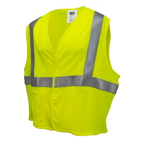 Radians SV97-M2VGMFR Class 2 FR Mesh Safety Vest Green Modacrylic