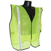 Radians SVG1-S/XL Non Rated Mesh Safety Vest Green 1" Reflective