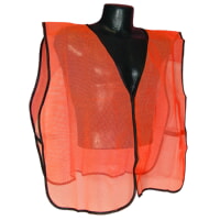 Radians SVO Non-Rated Mesh Safety Vest Orange Hi-Vis Protection