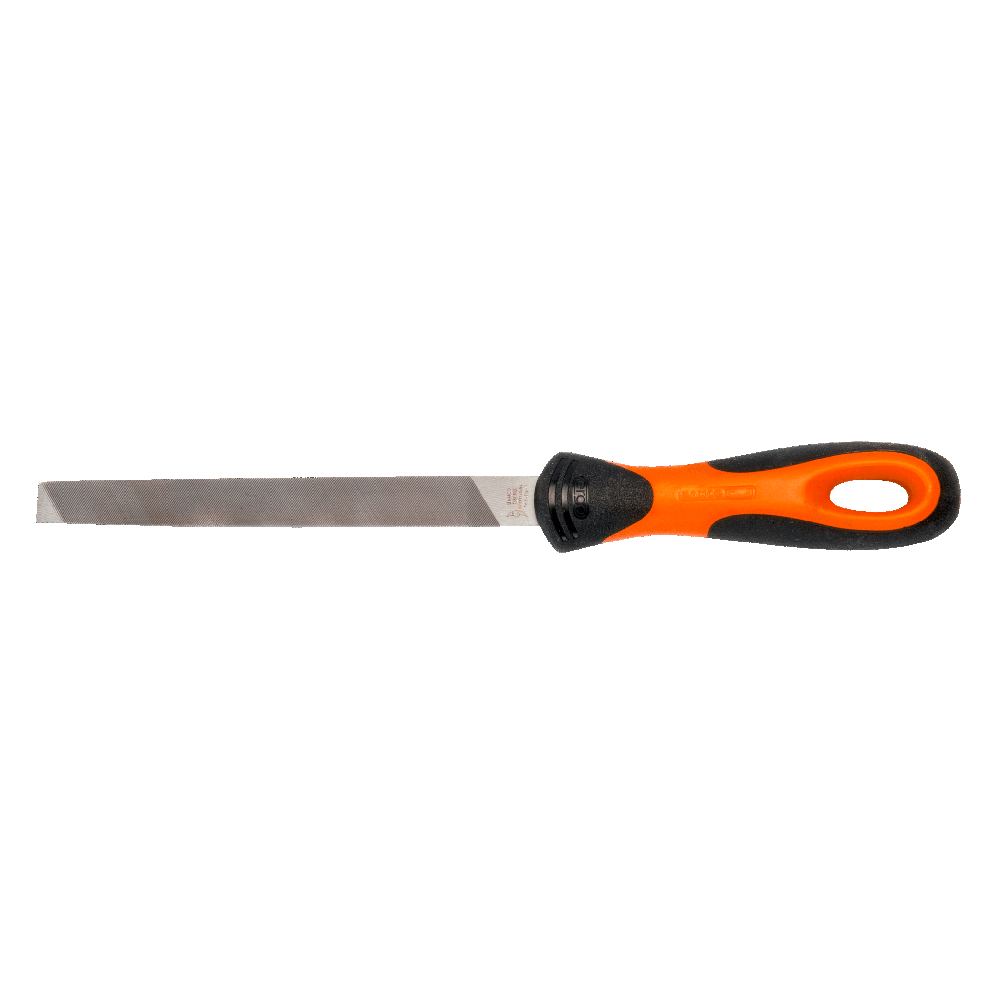 Bahco 8-Inch Mill Cut File - Single Cut Bastard File For Sharpening & Metalworking