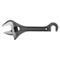 Bahco BAH33HRUS Adjustable Wrench with Valve Persuader Hook and Phosphate Finish