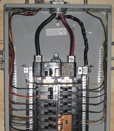 electric panel wires