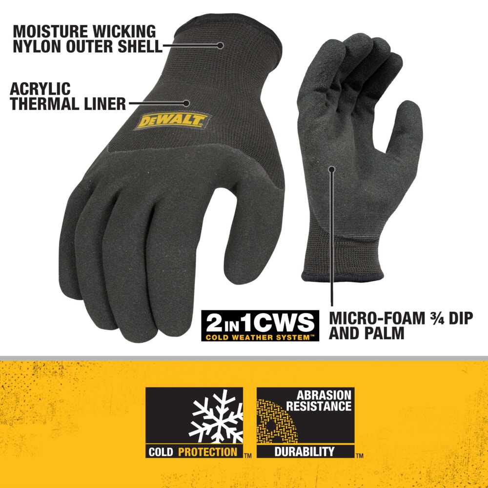 Dewalt DPG737 Winter Work Glove