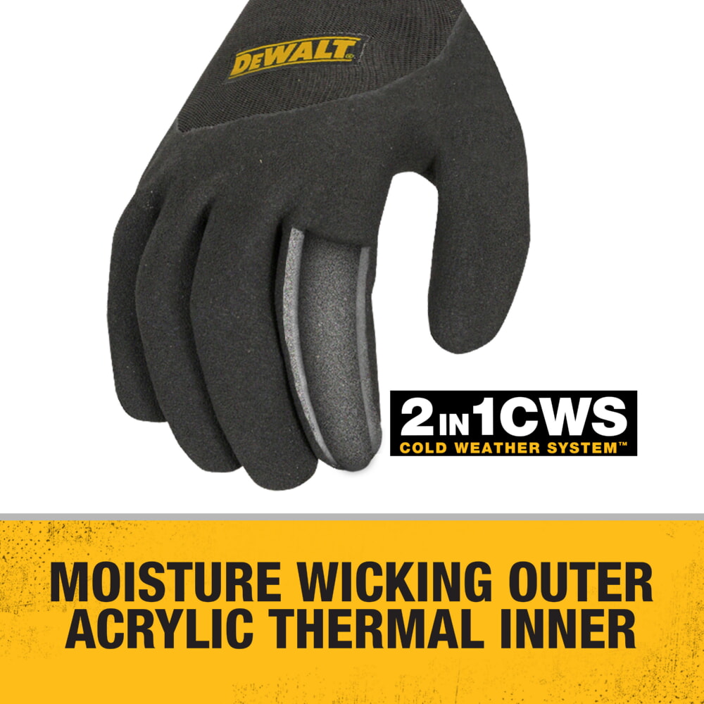 DEWALT DPG737 Glove in Glove Thermal Work Glove