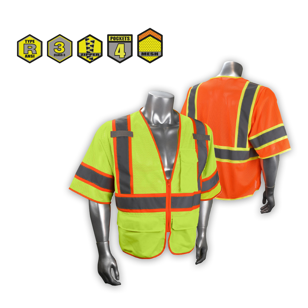 Radians SV272-3 Type R Class 3 Multipurpose Surveyor Vest