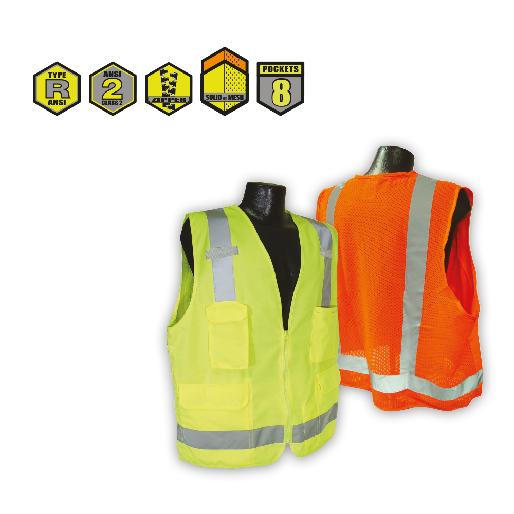 Radians SV7 Surveyor Type R Class 2 Safety Vest