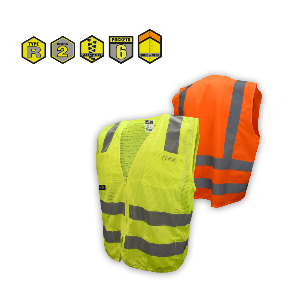 Radians SV8 Standard Type R Class 2 Mesh Safety Vest