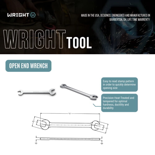 Open-End Wrench Chrome Full Polish SAE