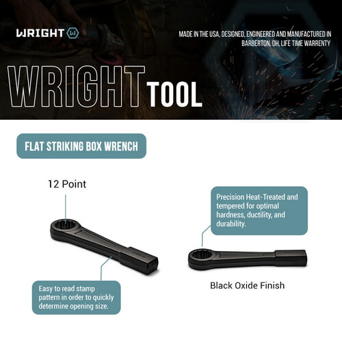 Wright Striking Box Wrench Black