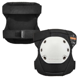 Ergodyne ProFlex 300HL White Cap Knee Pads - Rounded Hard Cap - HL 18301