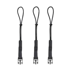 Ergodyne Squids 3103 Standard Black Accessory Kit - Detachable Loops 3-pack
