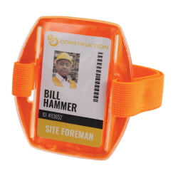 Ergodyne Squids 3386 Single Orange Arm Band ID Badge Holder 19958