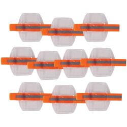 Ergodyne Squids 3386 10-pack Hi-Vis Orange Arm Band ID Badge Holder 19976