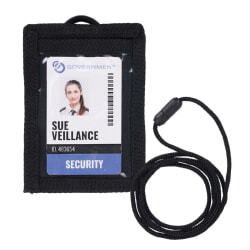 Ergodyne Squids 3389 Black Wallet ID Badge Holder 19964