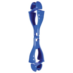 Ergodyne Squids 3400 Blue Glove Clip Holder with Dual Clips [6 Pack]