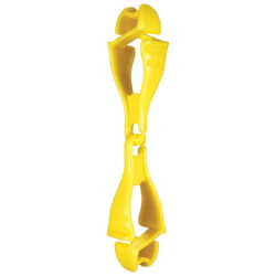 Ergodyne Squids 3400 Lime Glove Clip Holder with Dual Clips [6 Pack]