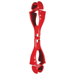 Ergodyne Squids 3400 Red Glove Clip Holder with Dual Clips [6 Pack]