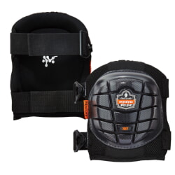 Ergodyne ProFlex 357 Black Lightweight Gel Knee Pads - Short Hard Cap 18457