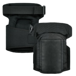 Ergodyne ProFlex 450 Black Comfort Hinge Gel Knee Pads - Long Soft Cap 18450