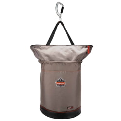 Ergodyne Arsenal 5976 Gray XL Hoist Bucket Swiveling Carabiner Zipper