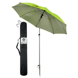 Ergodyne Shax 6100 Lime Lightweight Work Umbrella 12967