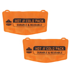 Ergodyne ProFlex 6275 Orange Reusable Hot Cold Pack Replacement 2-Pack 12212