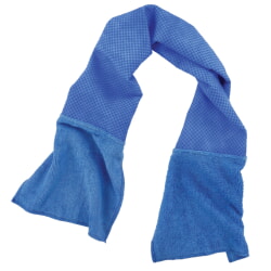 Ergodyne Chill-Its 6604 Blue Multi-Purpose Cooling Towel 12490 [6 Pack]
