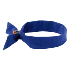 Ergodyne Chill-Its 6700FR Blue FR Cooling Bandana Headband - Tie 12607