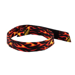 Ergodyne Chill-Its 6705 Flames Cooling Bandana Headband - Polymers - Hook Loop 12311 [24 Pack]