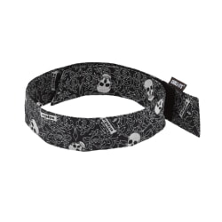 Ergodyne Chill-Its 6705 Skulls Cooling Bandana Headband - Polymers - Hook Loop 12349 [24 Pack]
